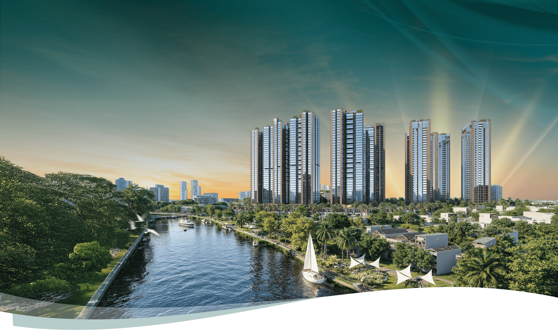 background Sky City